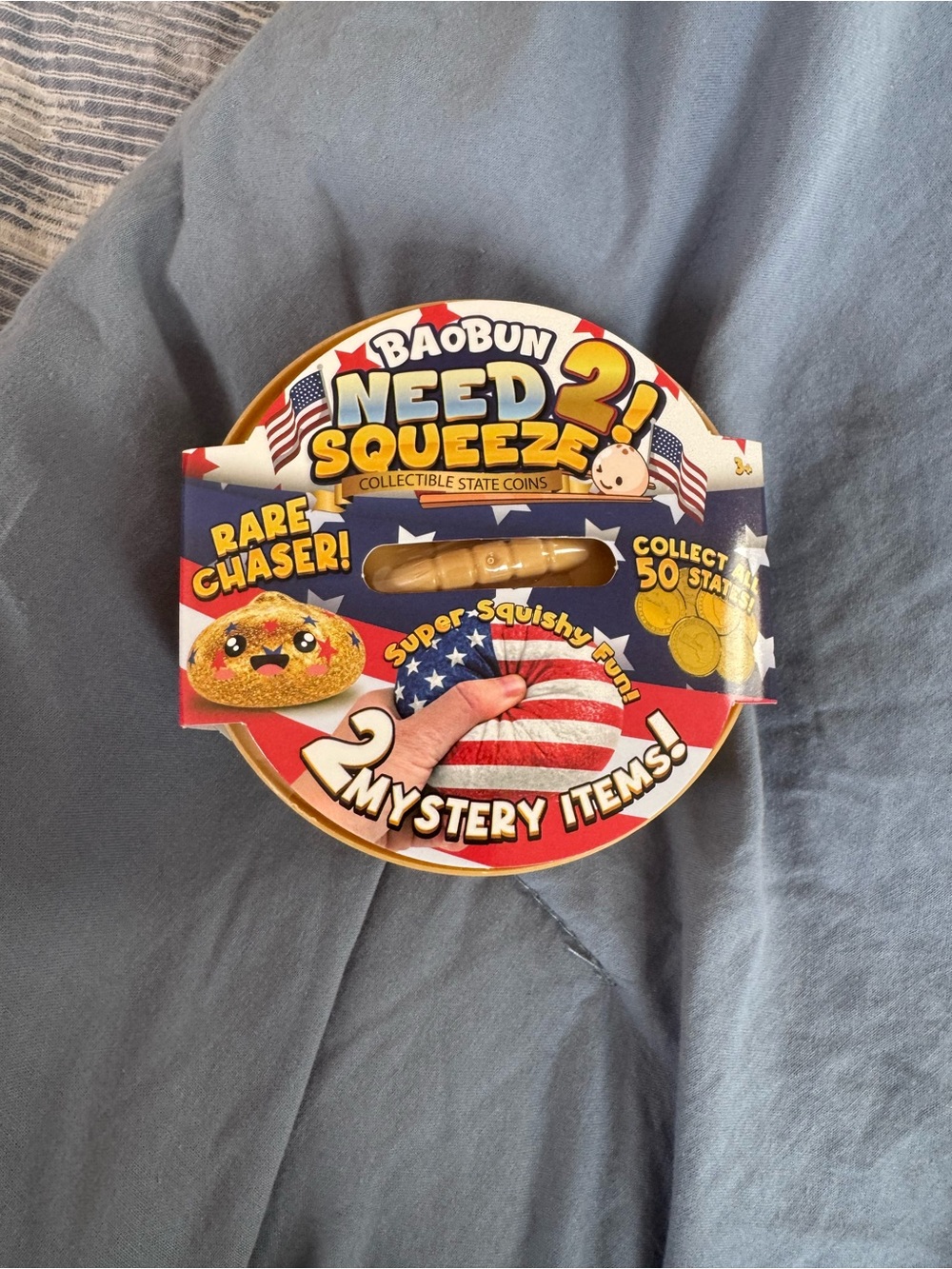 Dumpling Squeeze Collectible State Coins - Red, White & Blue Mystery Pack